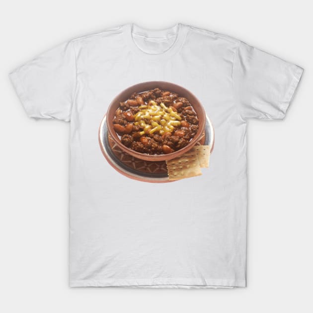 Bowl of Chili T-Shirt by Bravuramedia